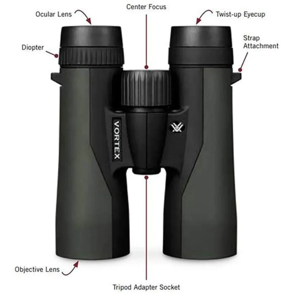 Vortex Optics Crossfire HD 8x42 Binoculars,Green